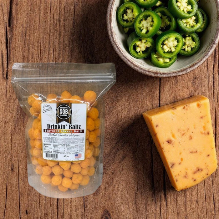 Smoked Cheddar Jalapeno Flavored Cheese Balls
