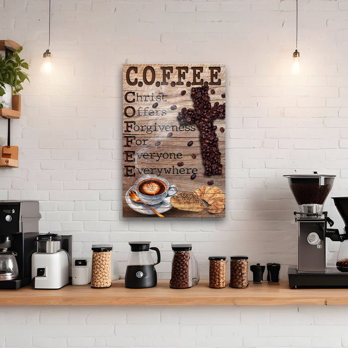 Christ And Coffee Faith Sign Iii