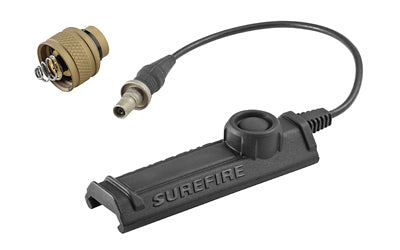 Surefire Replacement Rear Cap Assembly |  Fits M6XX Scoutlight Series |  Includes SR07 Rail Mount Tape Switch |  Black Finish