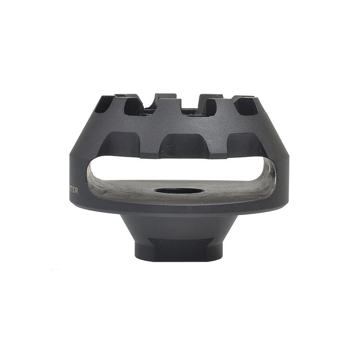Cookie Cutter Muzzle Brake | Single Chamber Design to Eliminate Recoil Force | For AR/ AK pistols