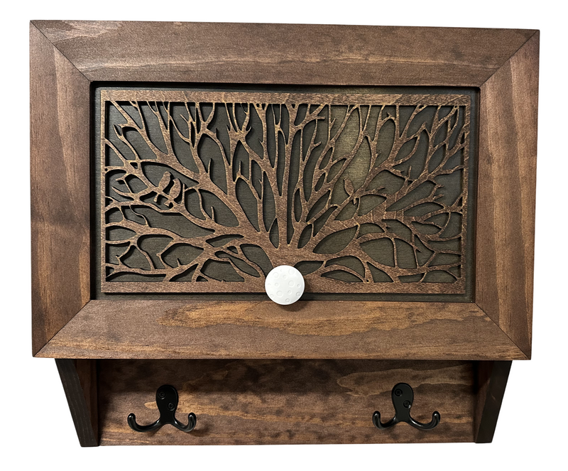 Tree of Life Wall-Mounted Gun Cabinet – Hidden Firearm Storage with Elegant Nature-Inspired Design