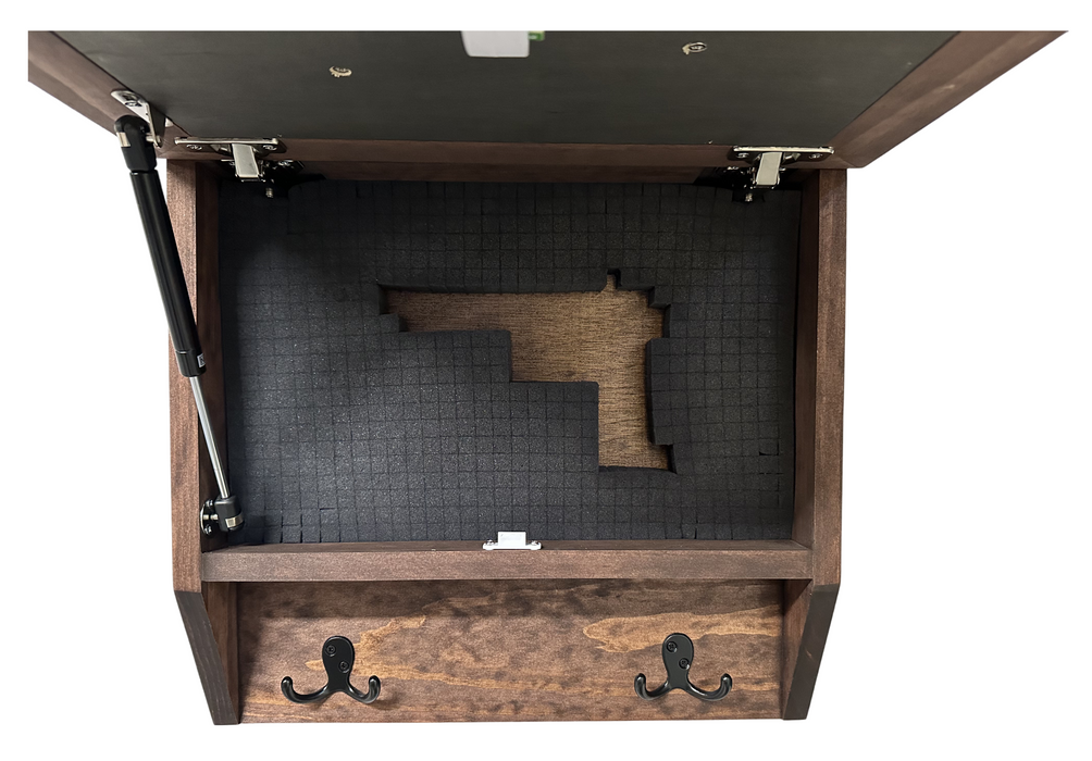 Tree of Life Wall-Mounted Gun Cabinet – Hidden Firearm Storage with Elegant Nature-Inspired Design
