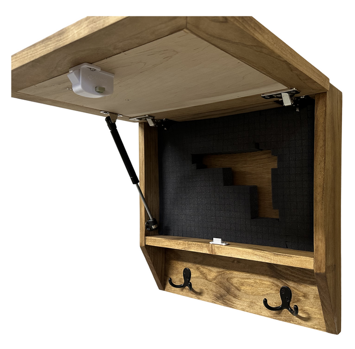 Family Tree Wall-Mounted Gun Cabinet – Hidden Secure Storage with Heartfelt Design