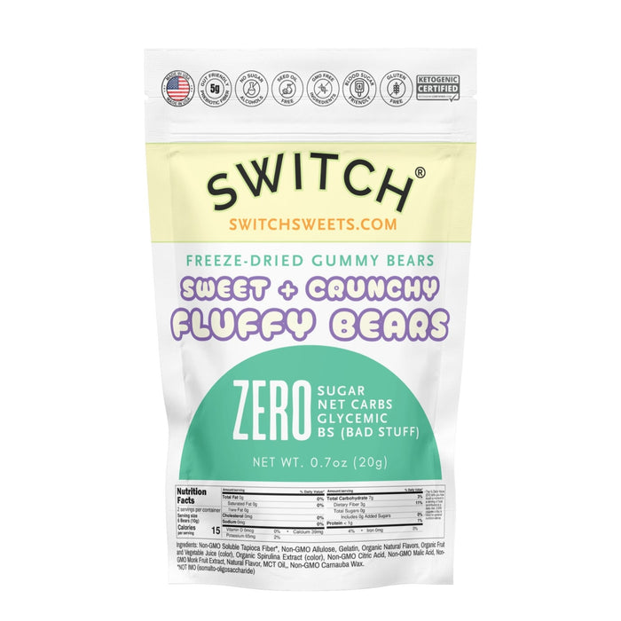 SWITCH® Freeze-Dried Sweet + Crunchy Fluffy Bears