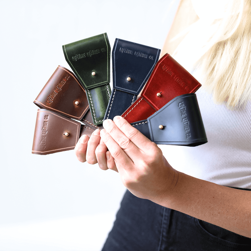 Safety Razor Holder - Lifetime Leather Co