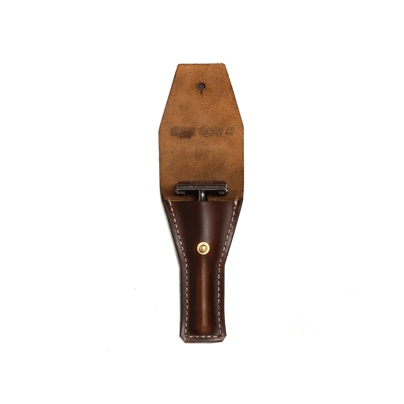 Safety Razor Holder - Lifetime Leather Co