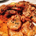 Organic sauce on shrimp