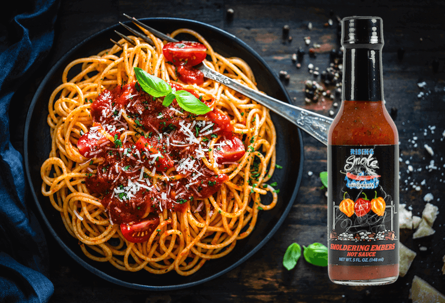 Smoldering Embers - Habanero Tomato Basil Hot Sauce (Medium)