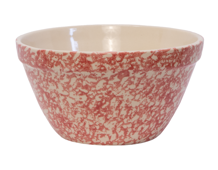 10-Inch Stoneware Shoulder Bowl - Poppy Sponge