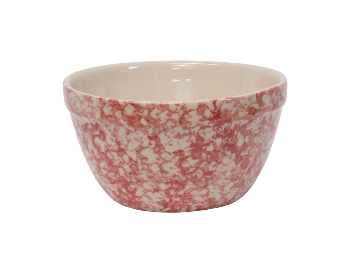8-Inch Stoneware Shoulder Bowl - Poppy Sponge