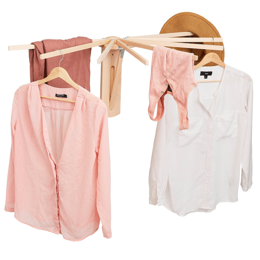 Collective Fold Down Wall Mounted Clothes Drying Rack
