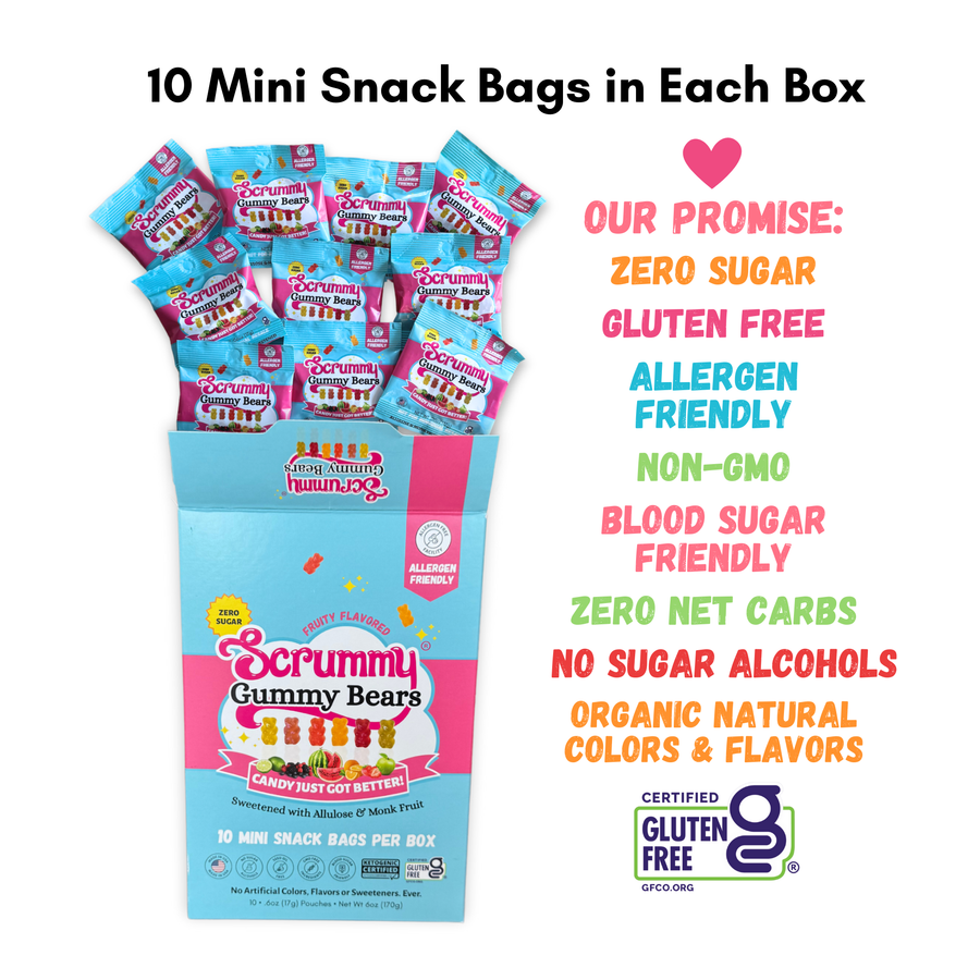 SWITCH® Scrummy Gummy Bears 10-ct Snack Pack of Mini Bags