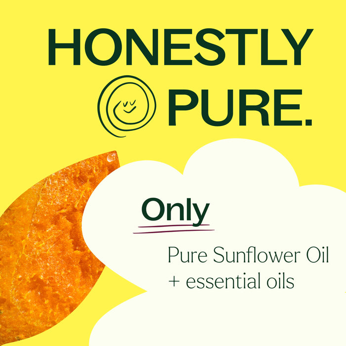 Soft Skin Body Oil is honestly pure with only pure sunflower oil with essential oil
