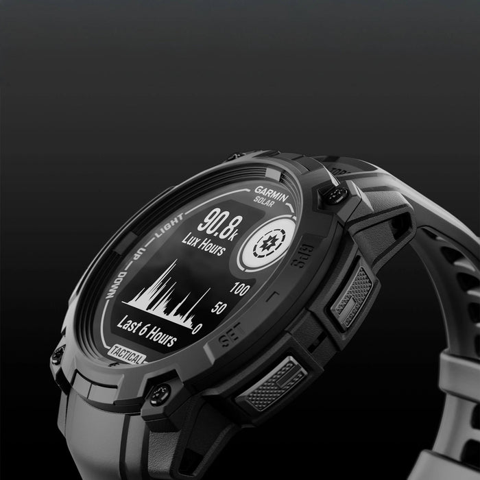 Garmin Instinct 3 Tactical | Tough Smartwatch w/ Solar Charging & 10 ATM Waterproof