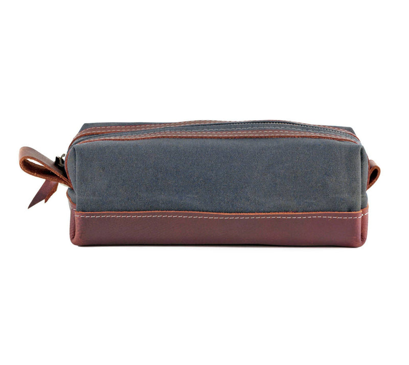 Waxed Canvas Toiletry Bag - Lifetime Leather Co