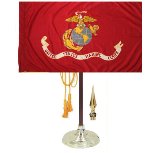 U.S. Marine Corps Indoor & Parade Flag – Made in USA