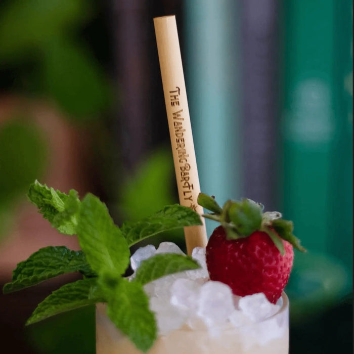 Holy City Straw Laser Engraved Reusable Reed Straw by Farm2Me