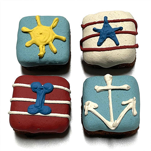 Nautical Brownie Bites Box by Bubba Rose Biscuit Co.