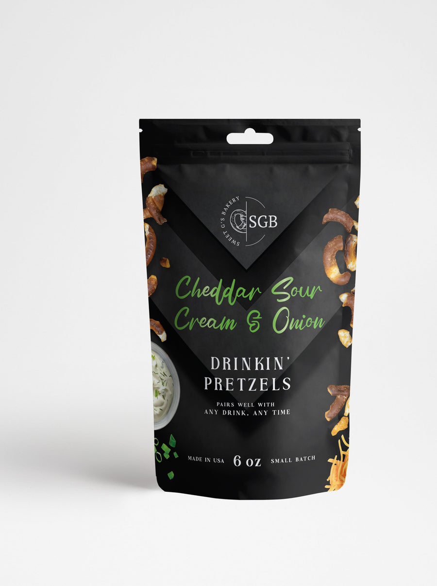 Drinkin' Pretzel - Cheddar Sour Cream & Onion
