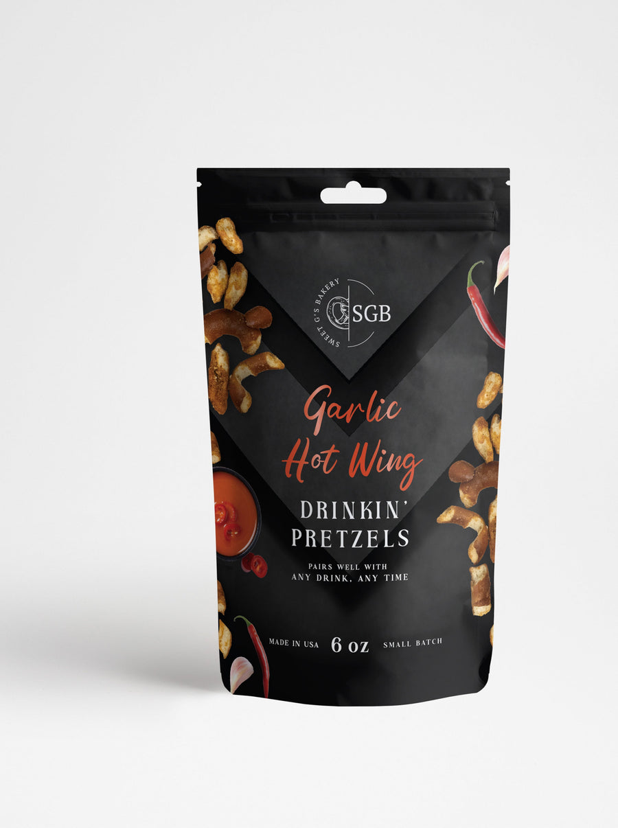 Drinkin' Pretzel - Garlic Hot Wing