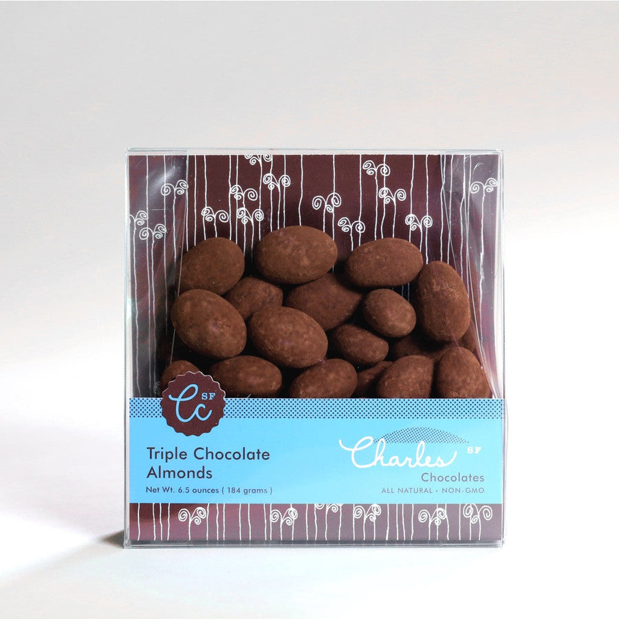 Triple Chocolate Almonds package from the four-variety nut collection