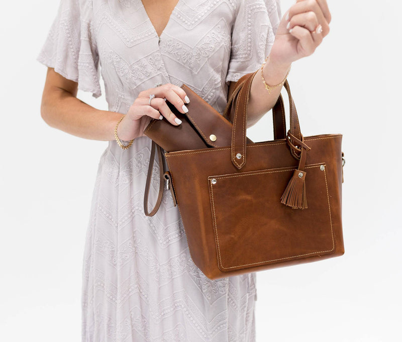 TPK Crossbody Tote - Lifetime Leather Co