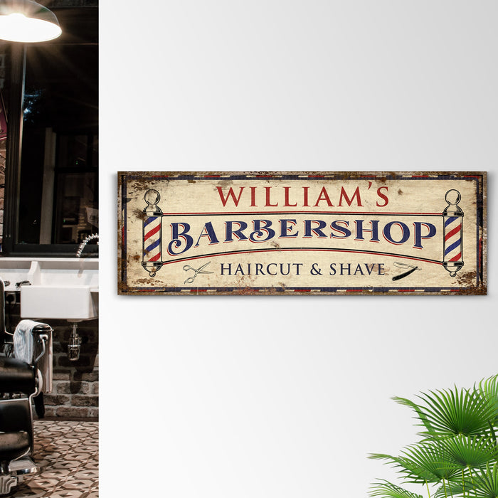 Barbershop Sign Viii