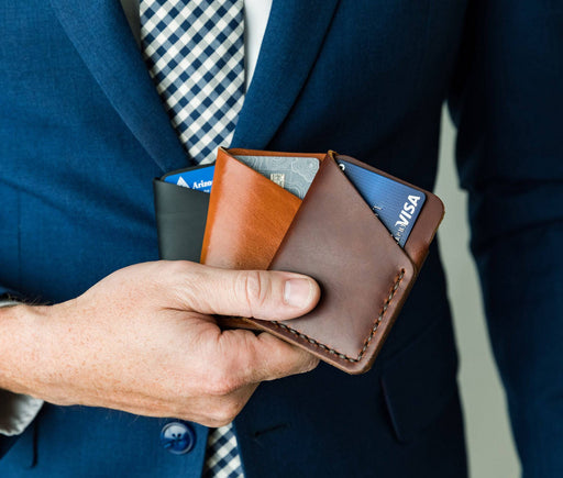 Tall Minimalist Wallet - Lifetime Leather Co