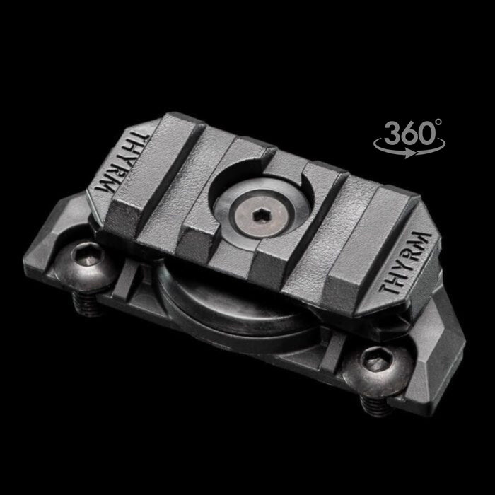 Thyrm VariArc | 360 Degree Helmet Light Mount with Integrated Picatinny Rail
