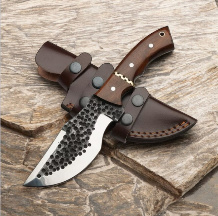 Tom Brown Tracker - D2 Steel Blade with Rosewood & Brass Handle, 10" Overall Length