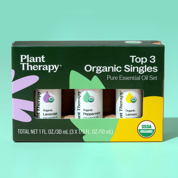 Top 3 Organic Singles Set by Plant Therapy