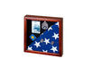 Flag Display Case showcases both the flag and military awards,(Red Felt), Flag Display Case showcases both the flag and military awards, The Military Gift Store, American Flag Frames (43)