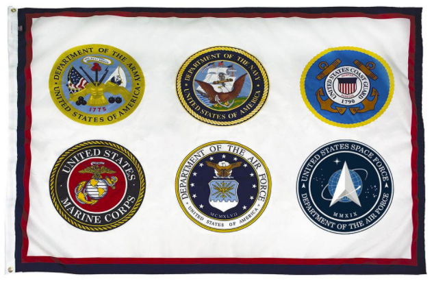 Armed Forces Branches Flag