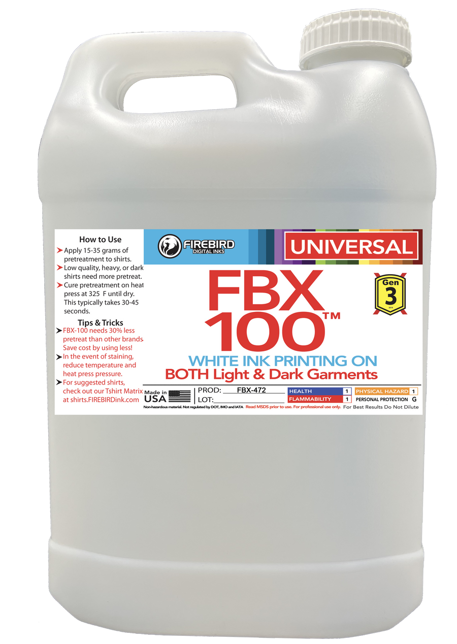 FBX-100 Gen3 Universal pretreatment in a 2.5-gallon container