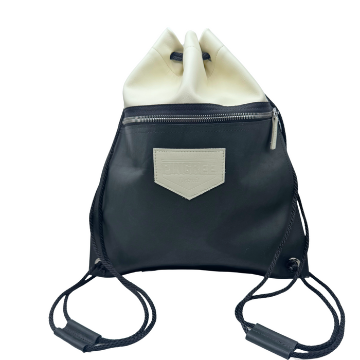 Detroit Drawstring Backpack in Leather ( Made to Order)