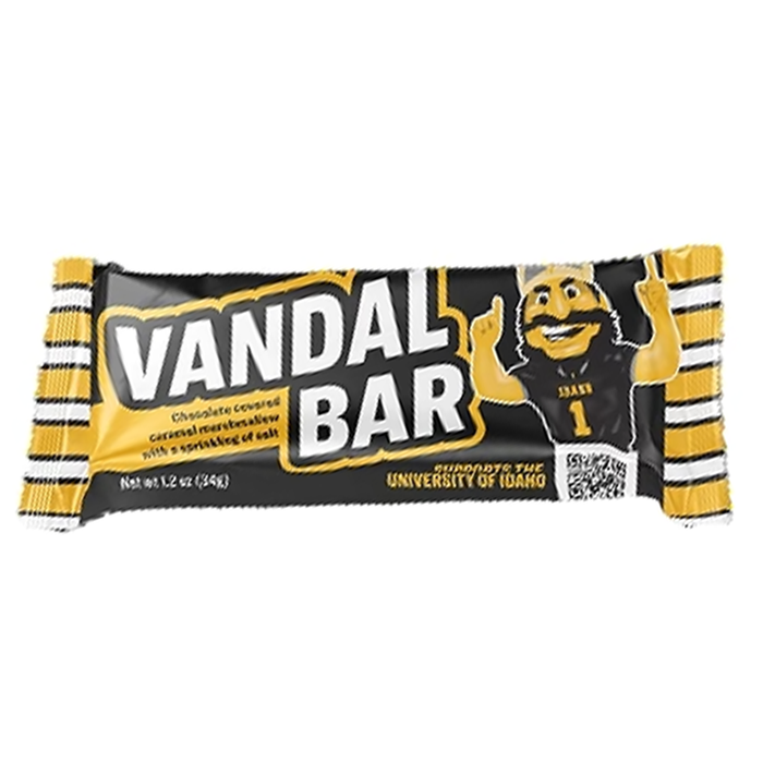 Vandal Milk Chocolate Caramel Marshmallow Bar — individual wrapped bar
