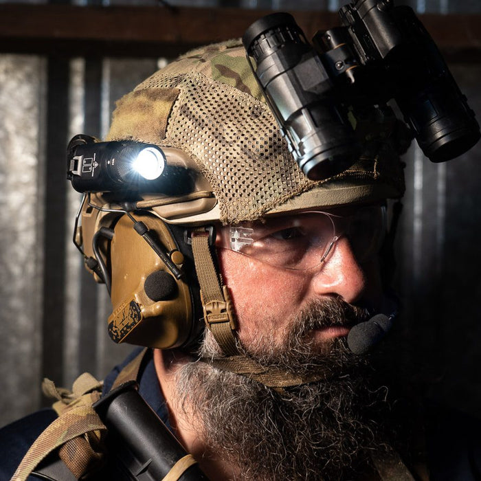 Thyrm VariArc | 360 Degree Helmet Light Mount with Integrated Picatinny Rail