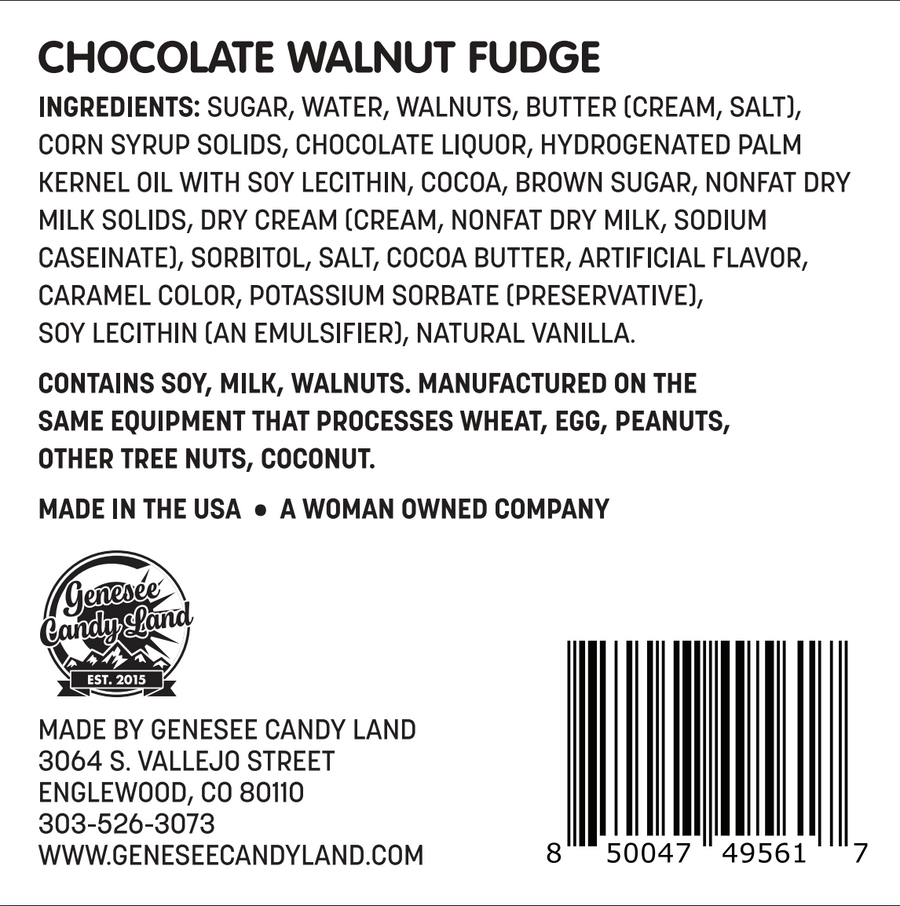Chocolate Walnut Fudge