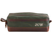 Waxed Canvas Toiletry Bag - Lifetime Leather Co