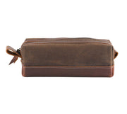 Waxed Canvas Toiletry Bag - Lifetime Leather Co