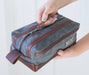 Waxed Canvas Toiletry Bag - Lifetime Leather Co