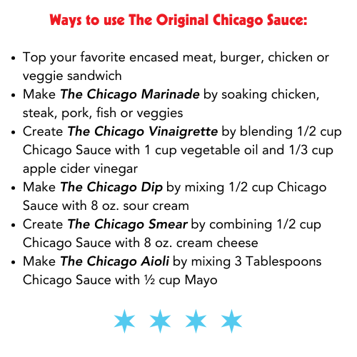 Chicago Sauce & Chicago Fire Sauce by Big Fork Brands