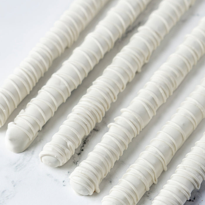 White Chocolate Pretzel Rod
