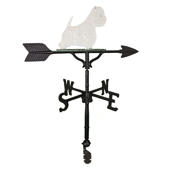 West Highland Terrier 32" Weathervane | Patriot Forged in the USA