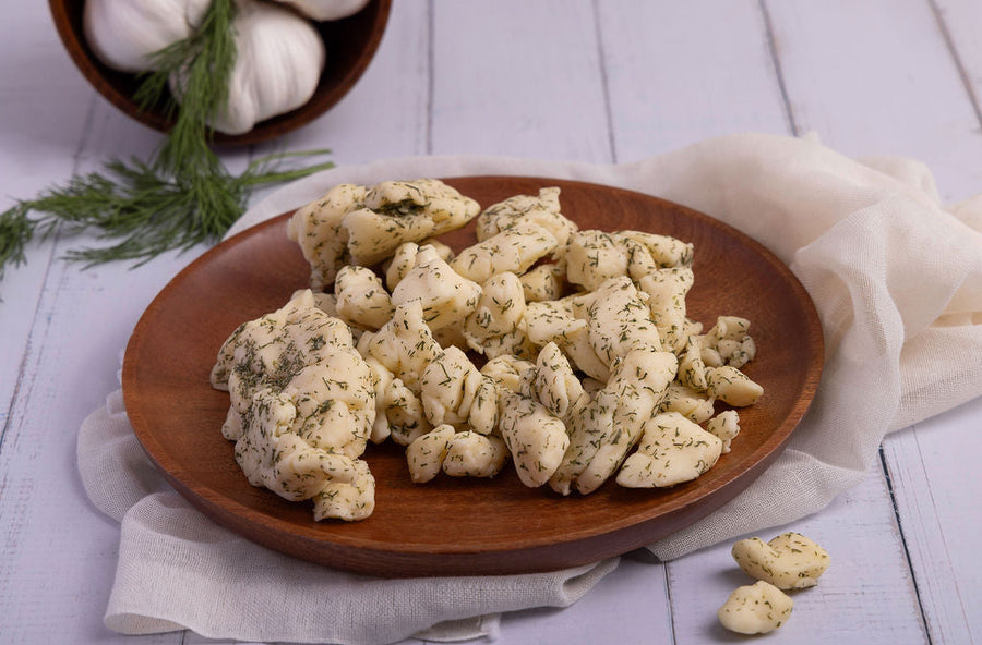 Cheese Curds - White Garlic & Dill
