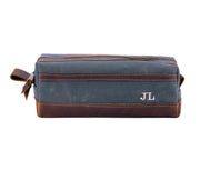 Waxed Canvas Toiletry Bag - Lifetime Leather Co