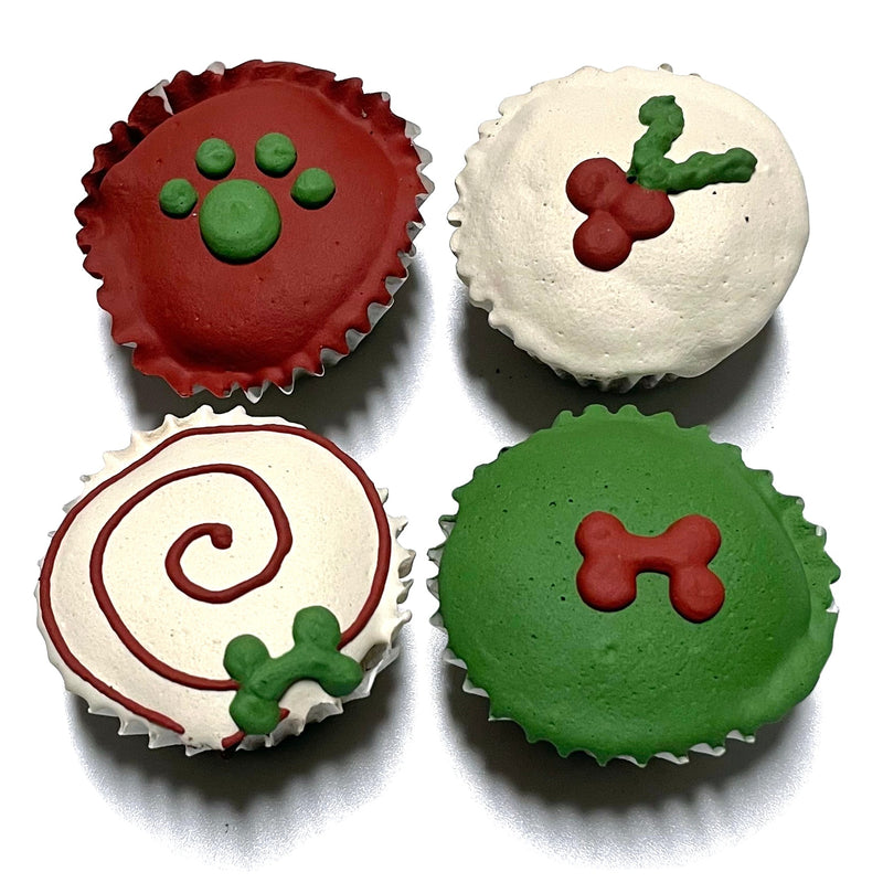 Christmas Mini Cupcakes (Shelf Stable) by Bubba Rose Biscuit Co.