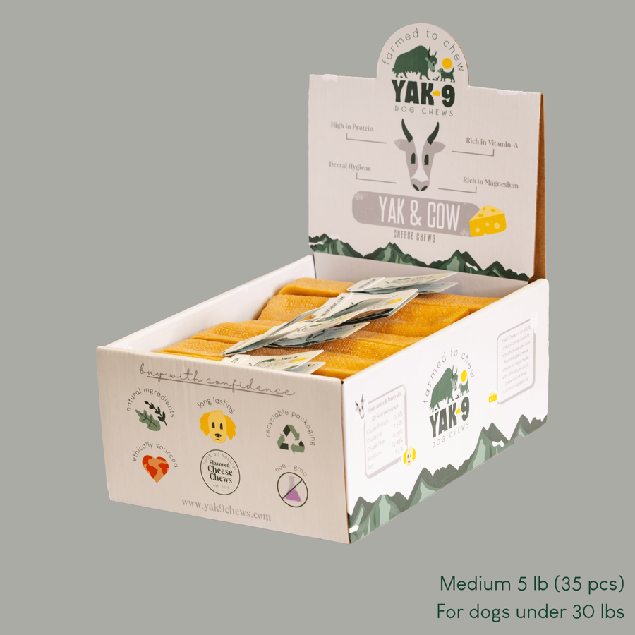 Yak and Cow Milk Chews for Dogs