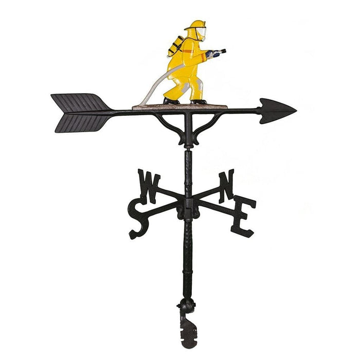 Fireman 32" Weathervane | Patriot Forged in the USA