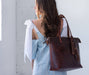 Lifetime Zippered Tote - Lifetime Leather Co